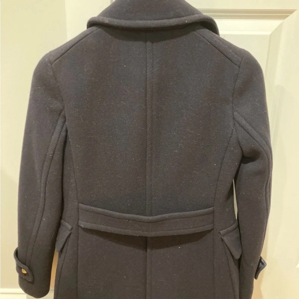 J.Crew Dark Navy Stadium Cloth Jacket 00 - Picture 2 of 4